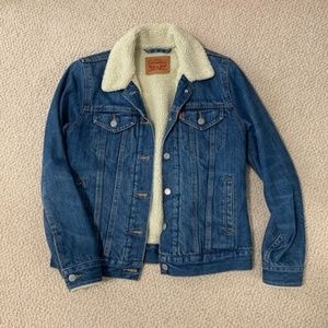 Denim Sherpa Jacket
